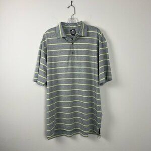 FootJoy FJ Men's Striped Performance Golf Polo - Size XL